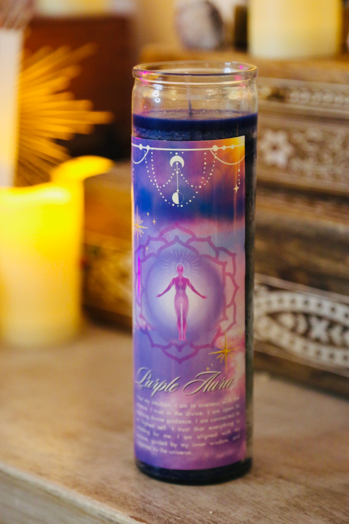 Purple Aura - Prepared Magic Candle