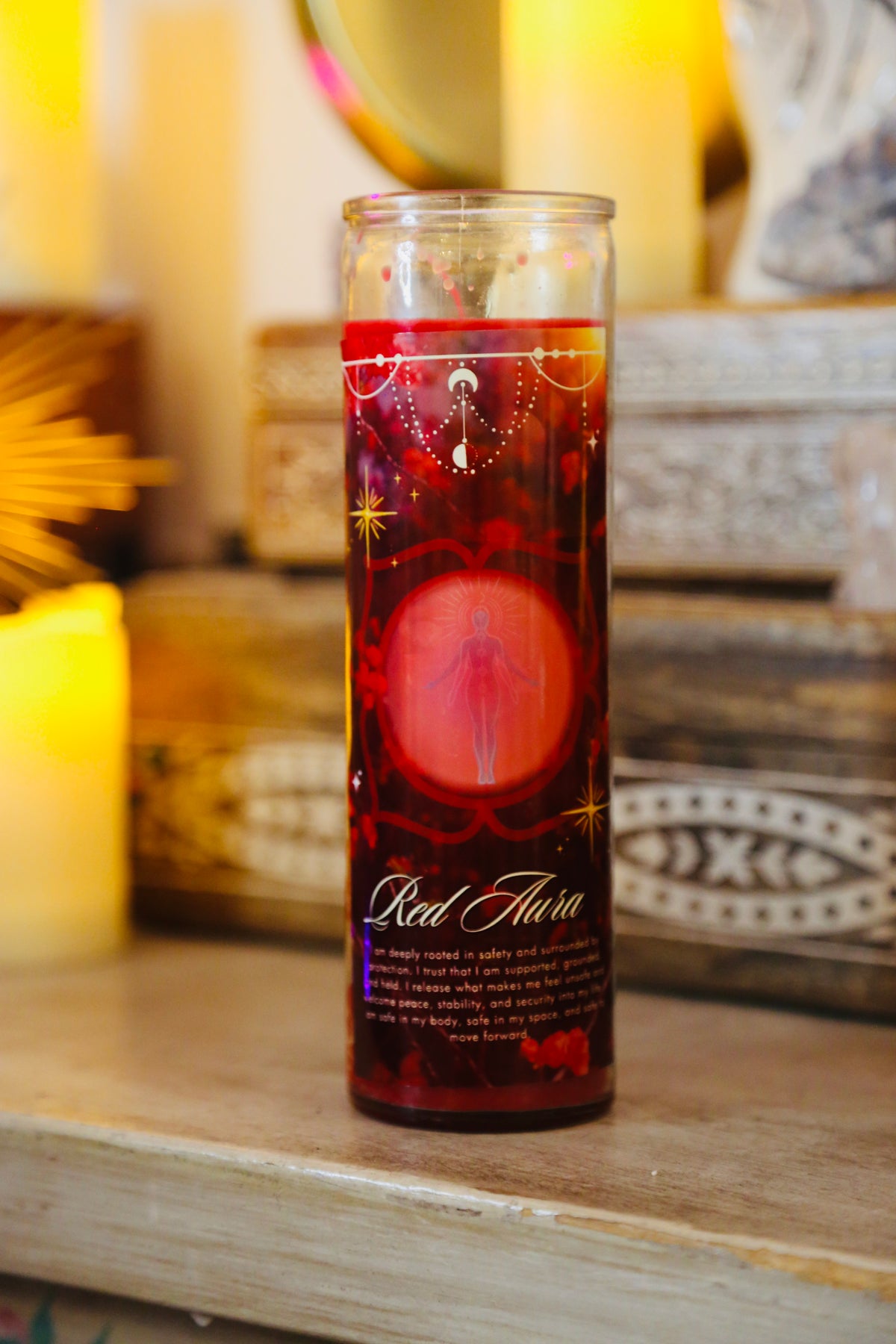 Red Aura - Prepared Magic Candle