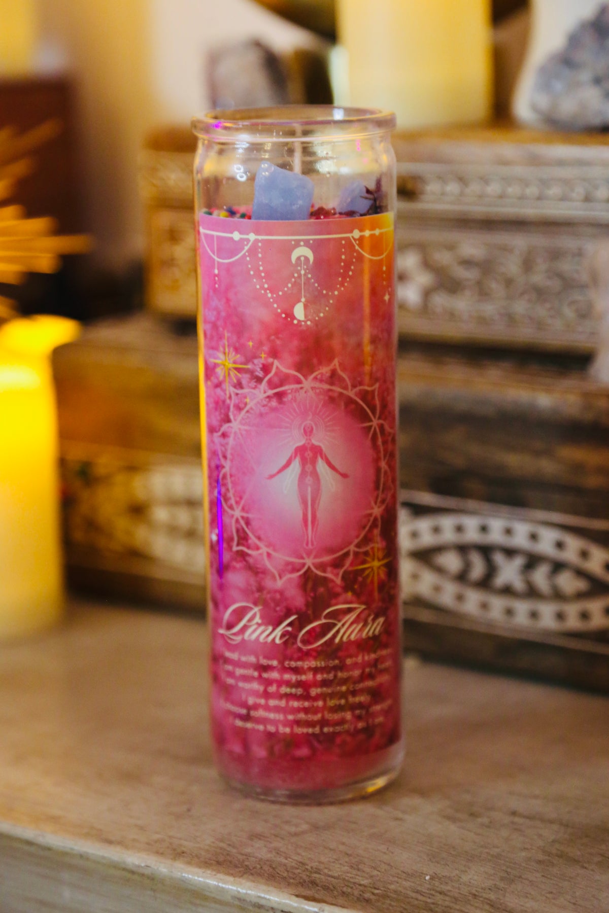 Pink Aura - Prepared Magic Candle