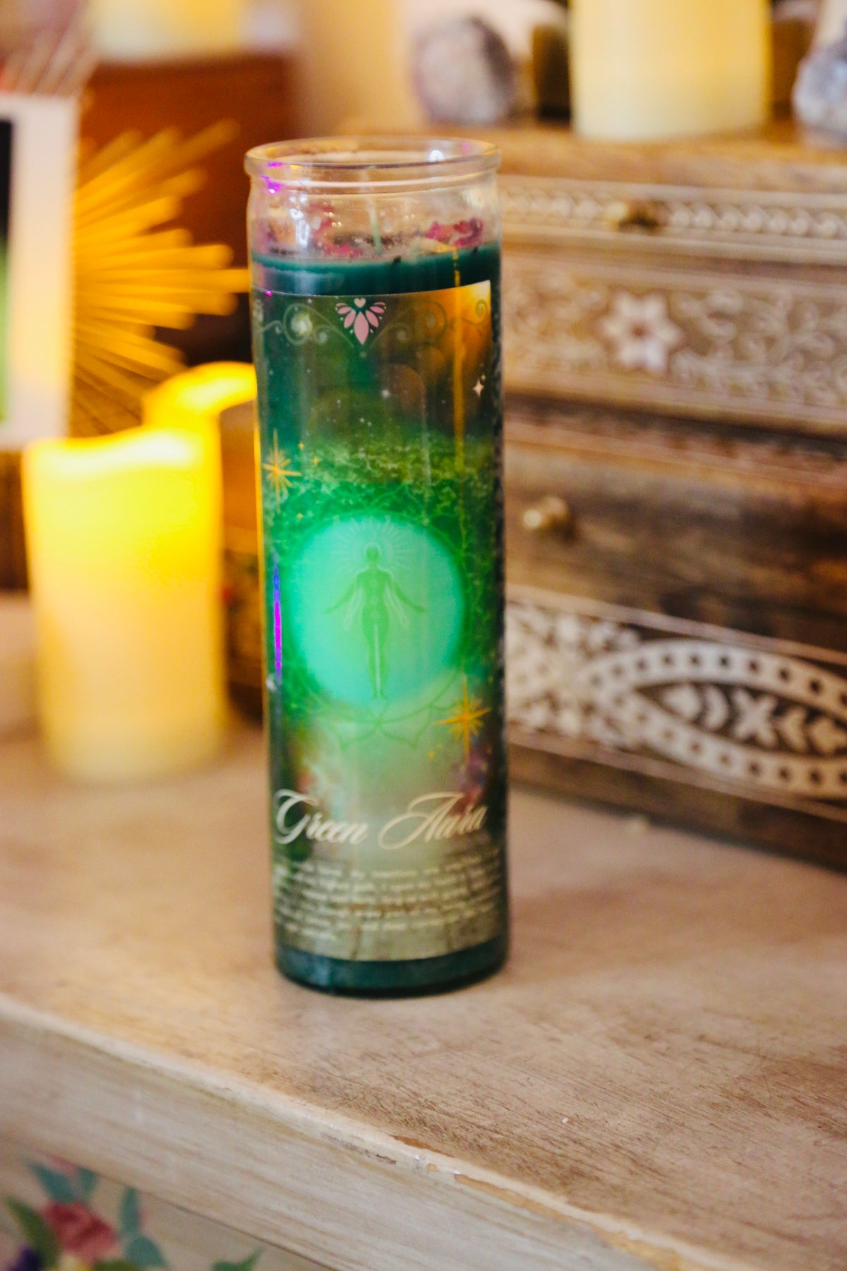 Green Aura - Prepared Magic Candle