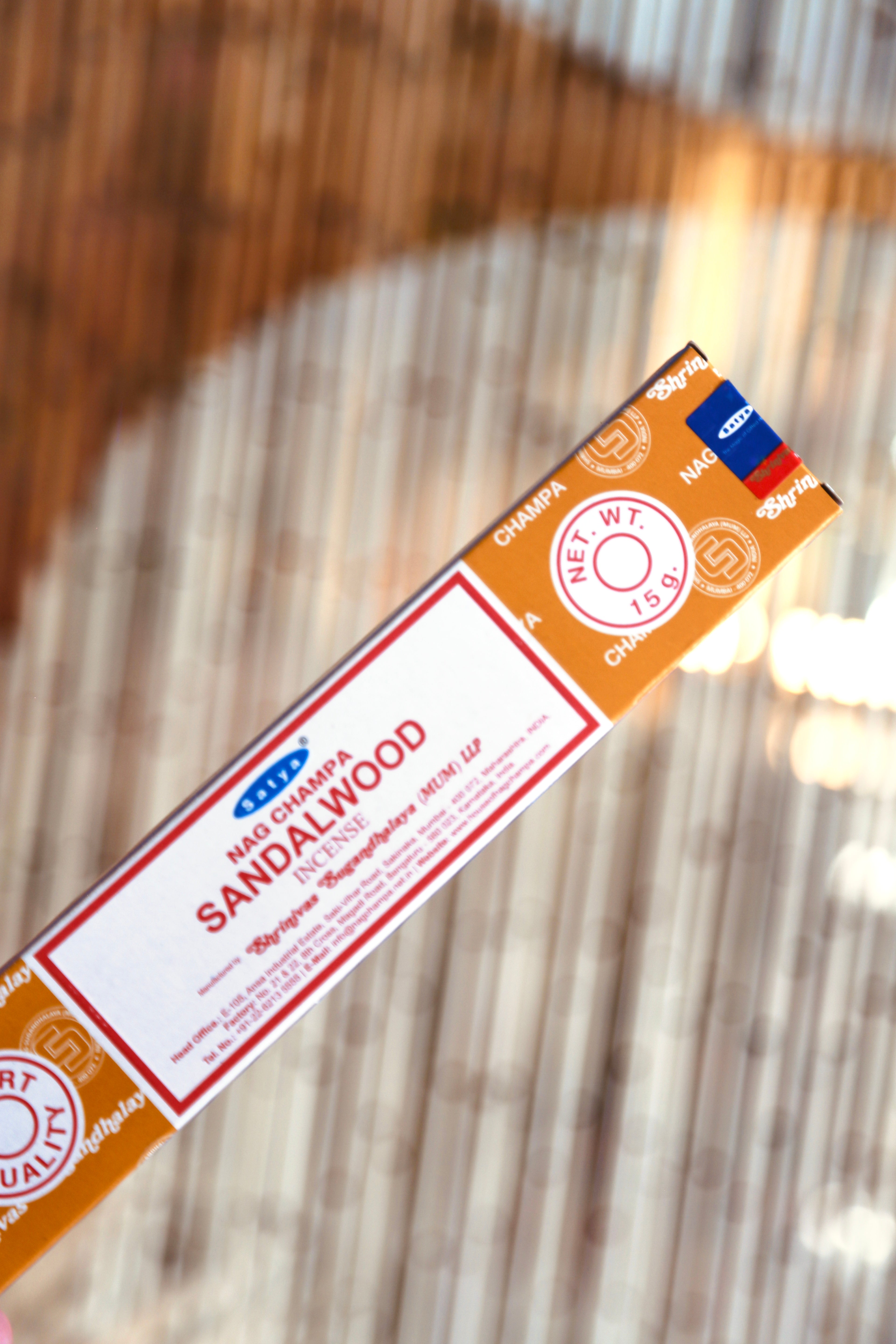 Satya Nag Champa & Sandalwood Incense
