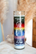 Holy Death Candle (Rainbow)/La Santisima Muerte Veladora