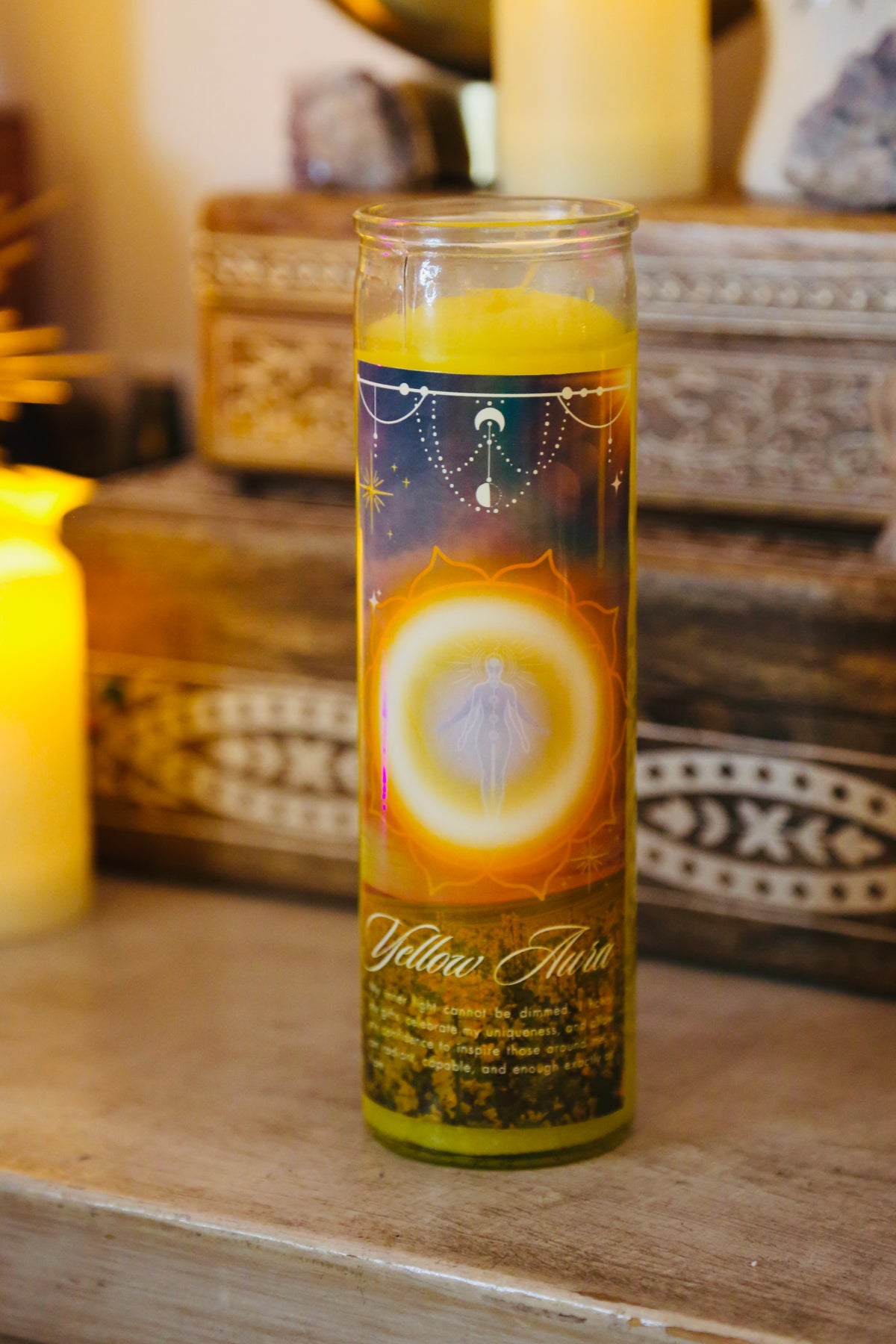 Yellow Aura - Prepared Magic Candle