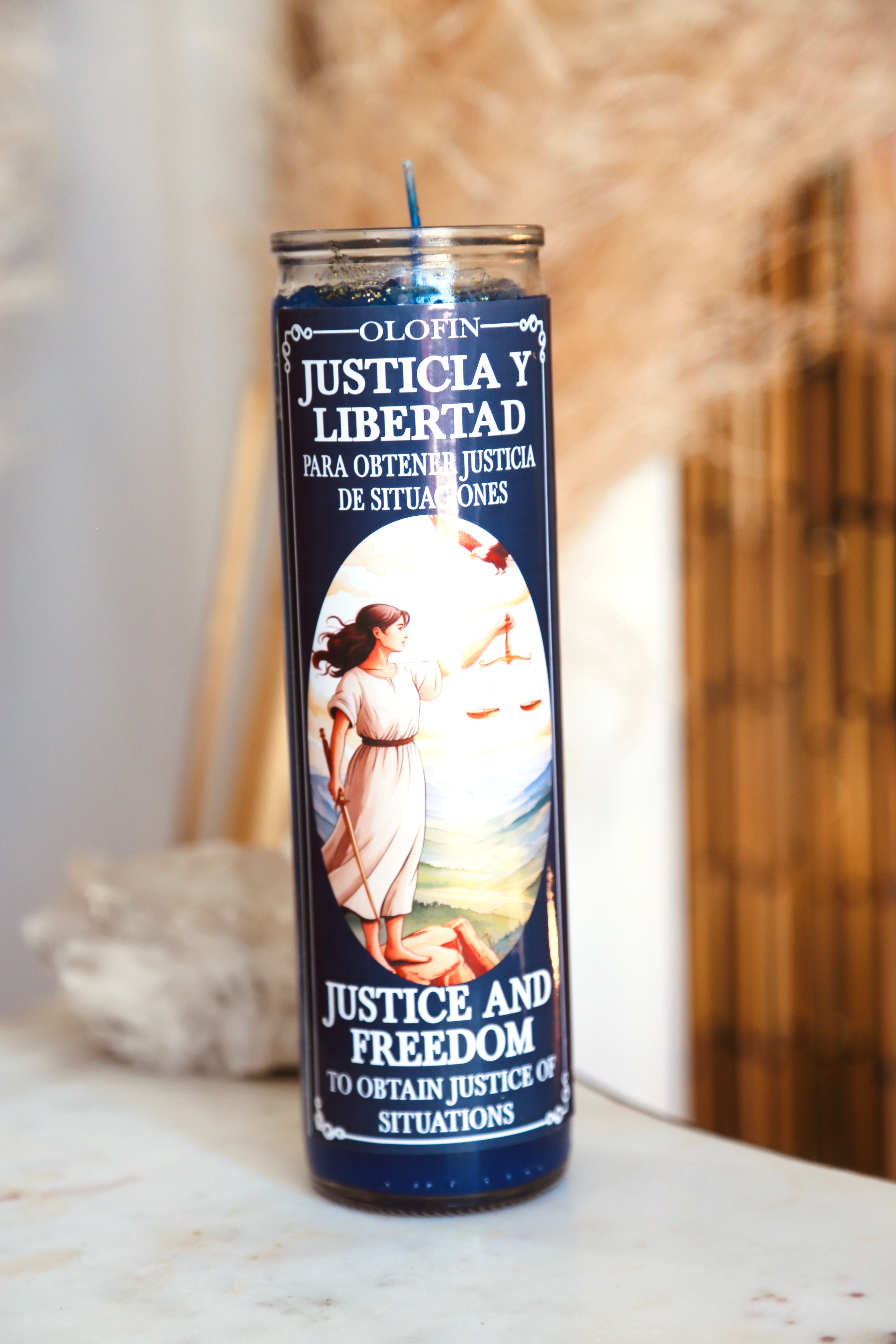 Justice And Freedom Magic Candle/Justicia Y Libertad Veladora